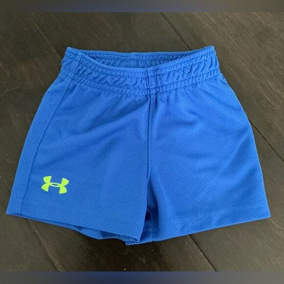 Under Armour Blue Athletic Shorts Lightweight Elastic Waist - Picture 2 of 3